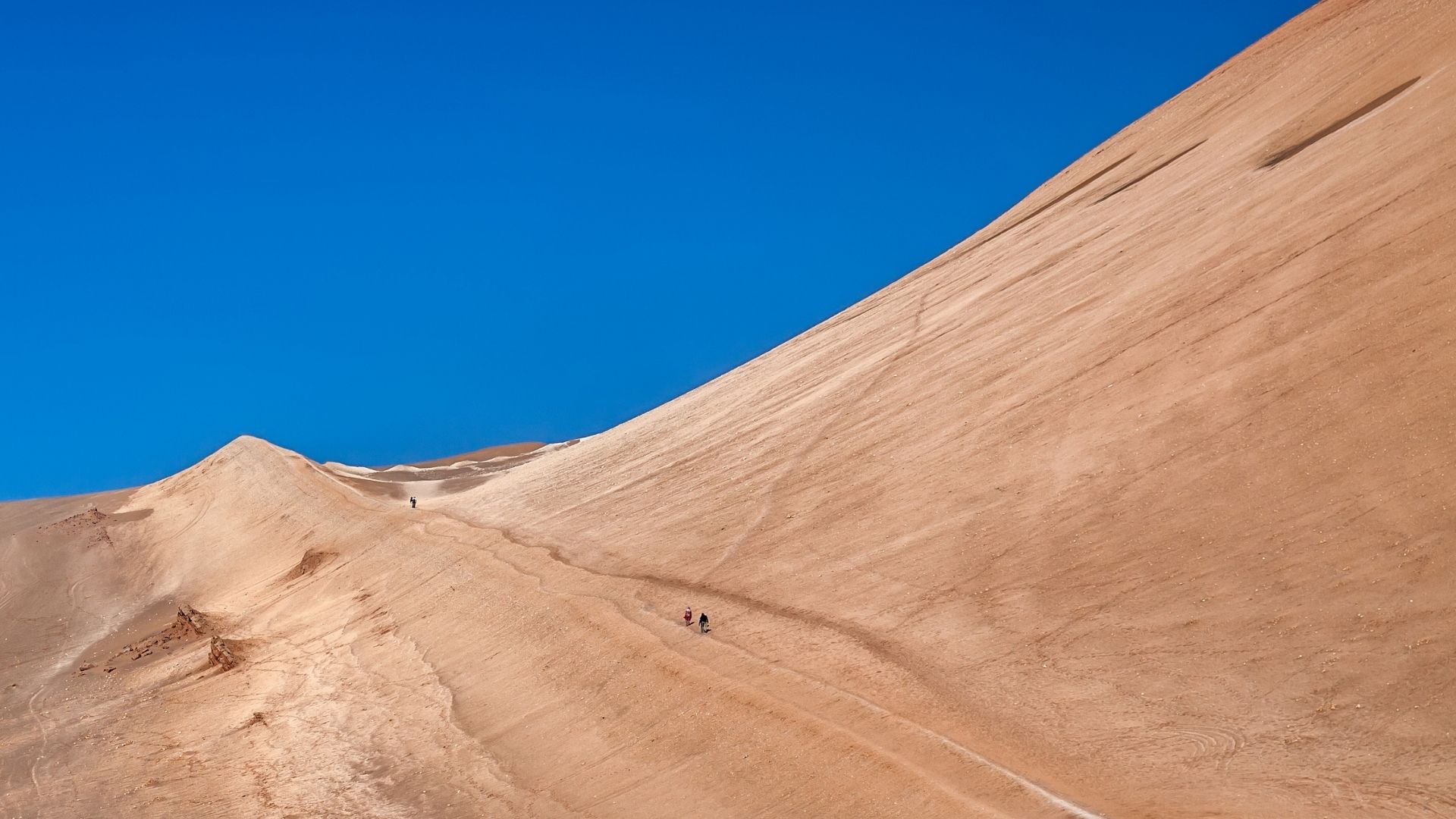 Decorative image with desert and blue sky