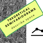 Decorative image with a title "Theoretical Semivariograms. Describe Space"
